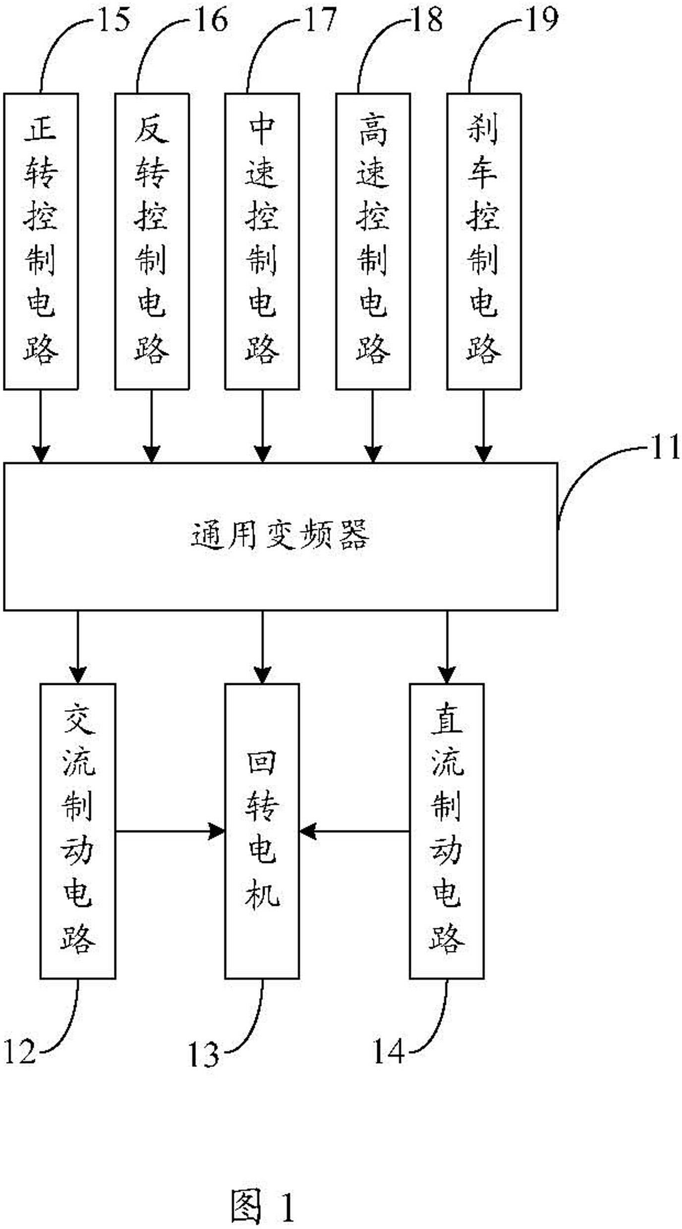 Device and method for controlling slewing mechanism of tower crane