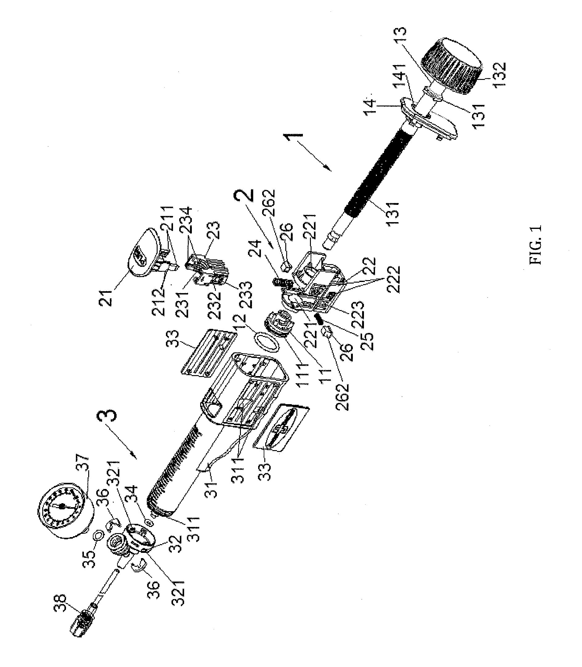 Pressurized medical instrument