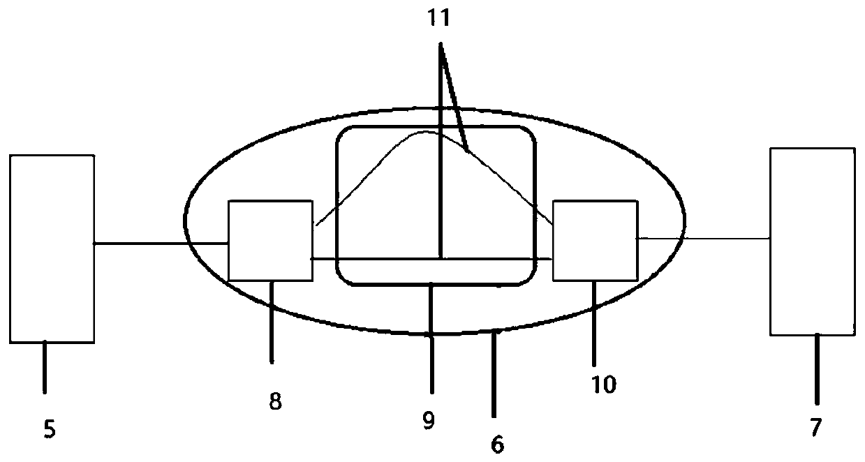 Waveguide pressure sensor based on M-Z structure and detection method