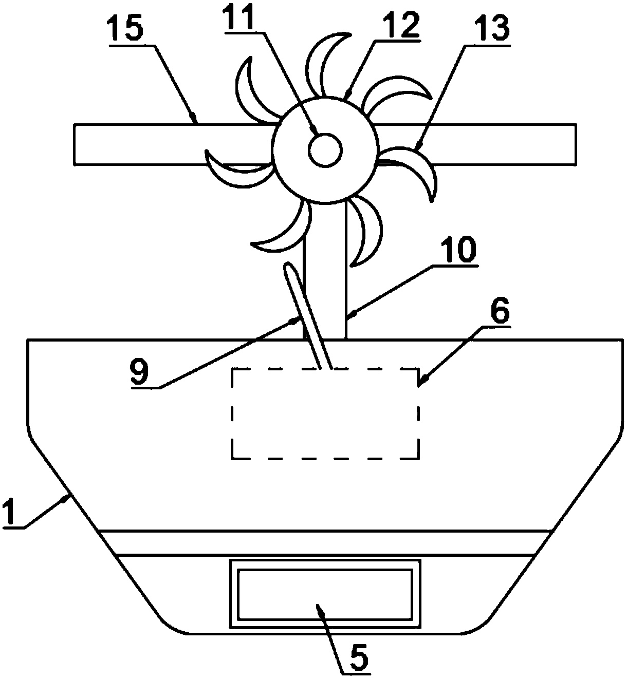 Self-rotating barbecue grill