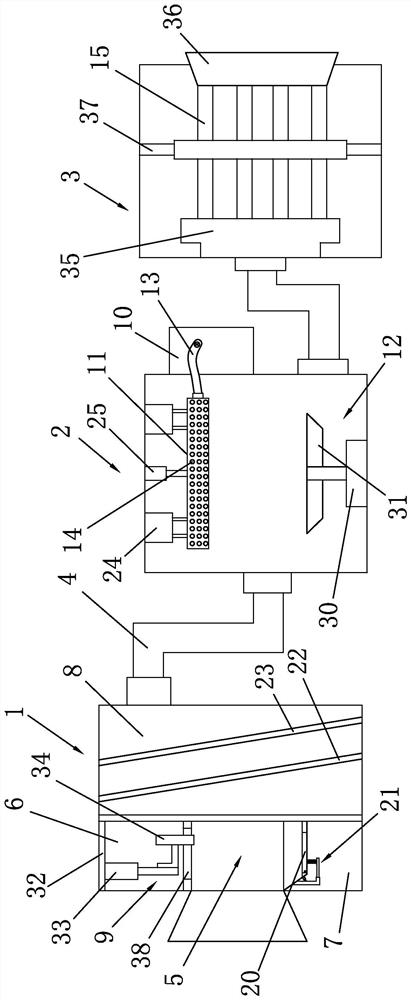 A water quality treatment system and its treatment method applied to urban lakes