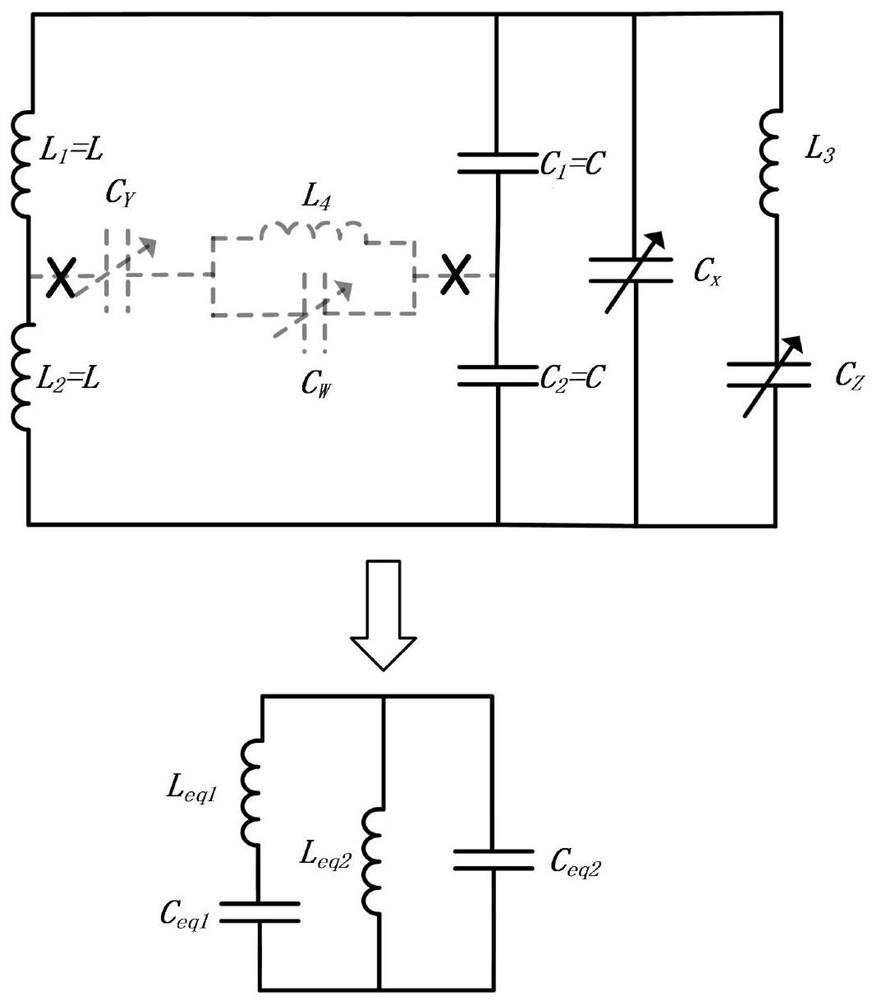 Multi-resonance LC circuit decoupling method