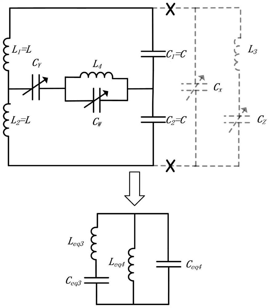 Multi-resonance LC circuit decoupling method