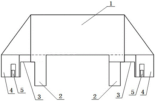 Portable single cross-arm pole anti-bird placeholder