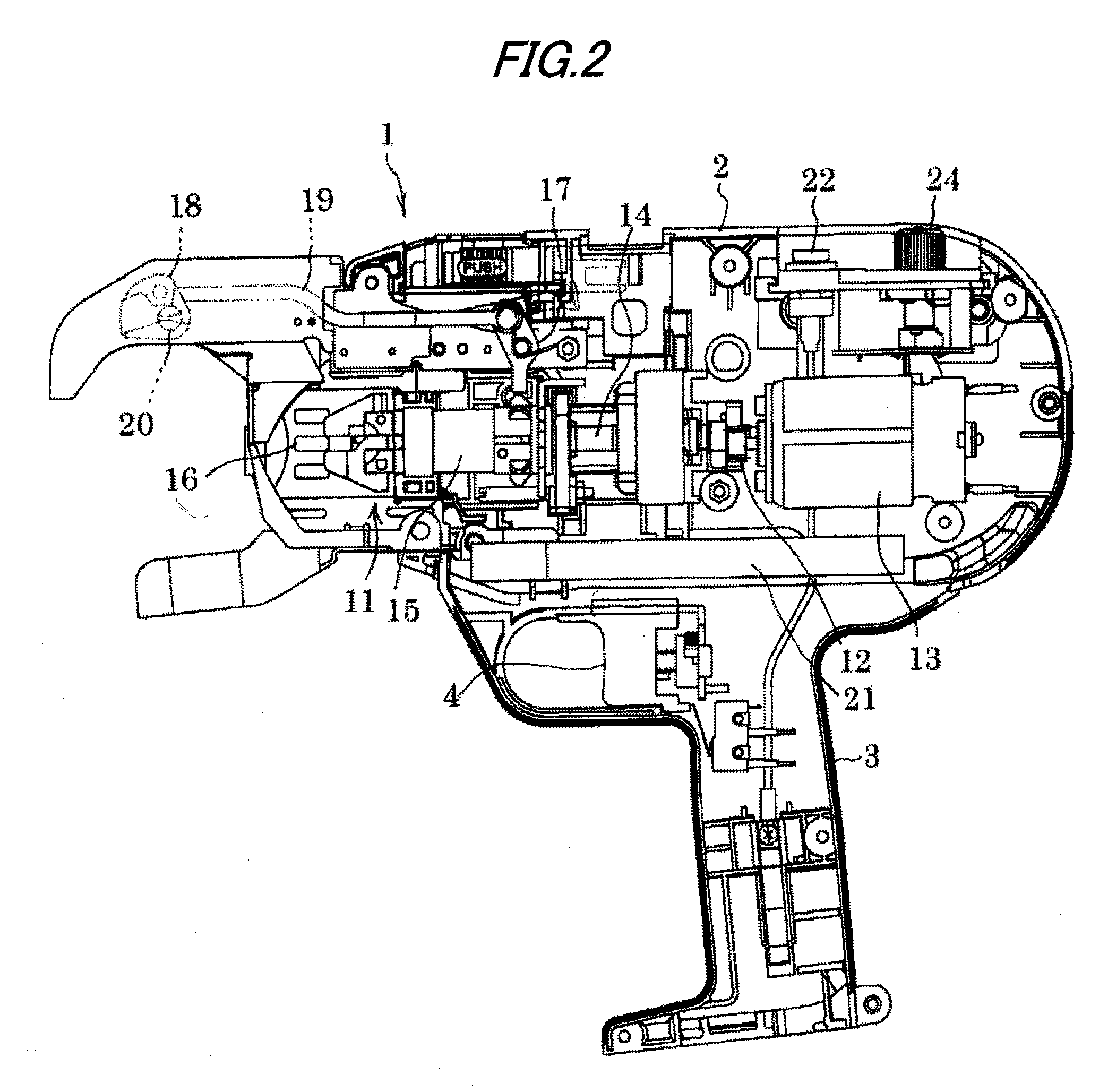 Reinforcing bar binding machine