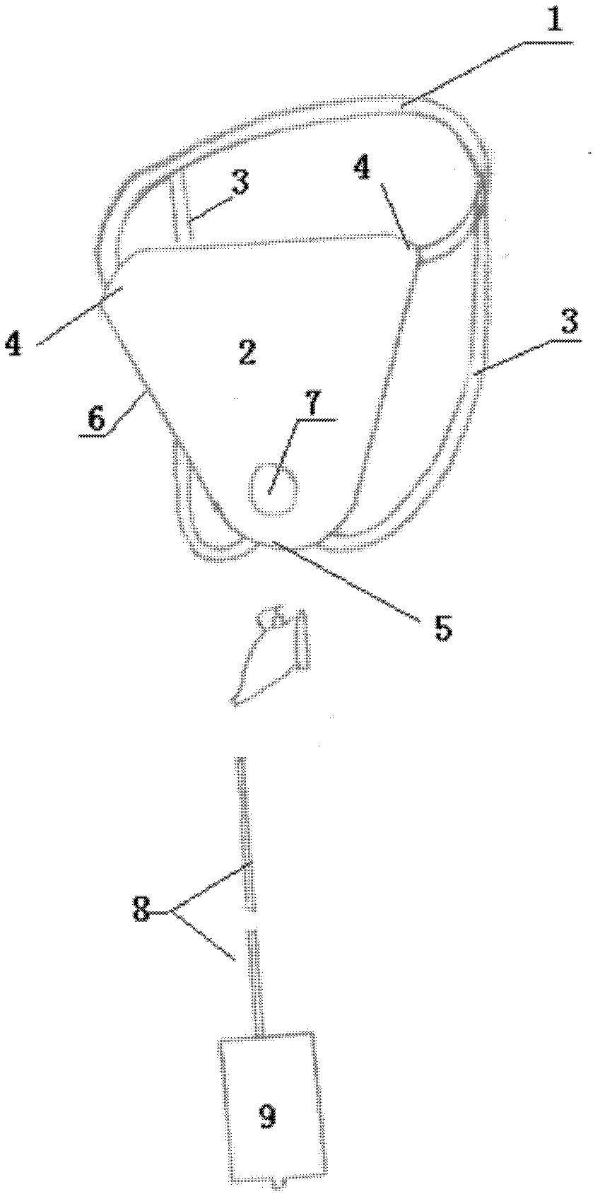 Skinny leakage-proof urine-collecting device and use method thereof