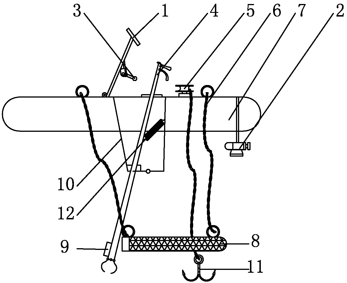 Trepang catching device