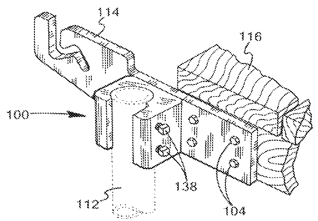 Pole bracket for a dock