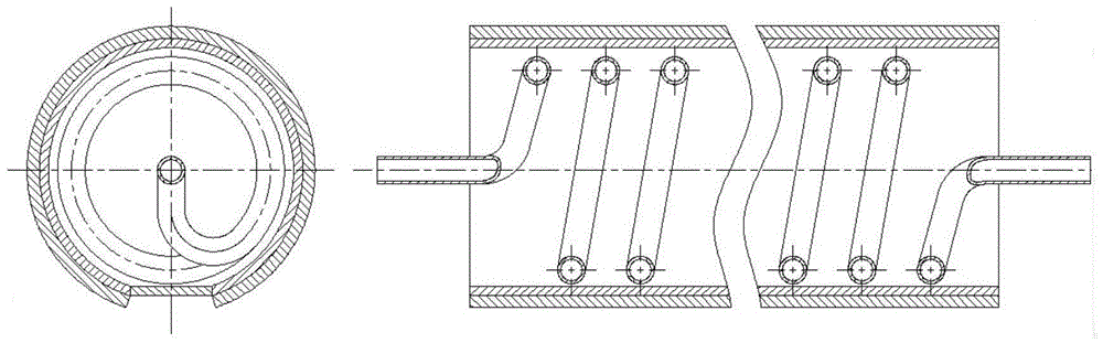 A medium-high temperature cavity type heat collecting tube used in a trough heat collecting system