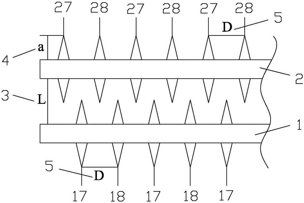 Waterflooding swallowing-spitting method for double fracturing horizontal wells through zipper-type crack distributing