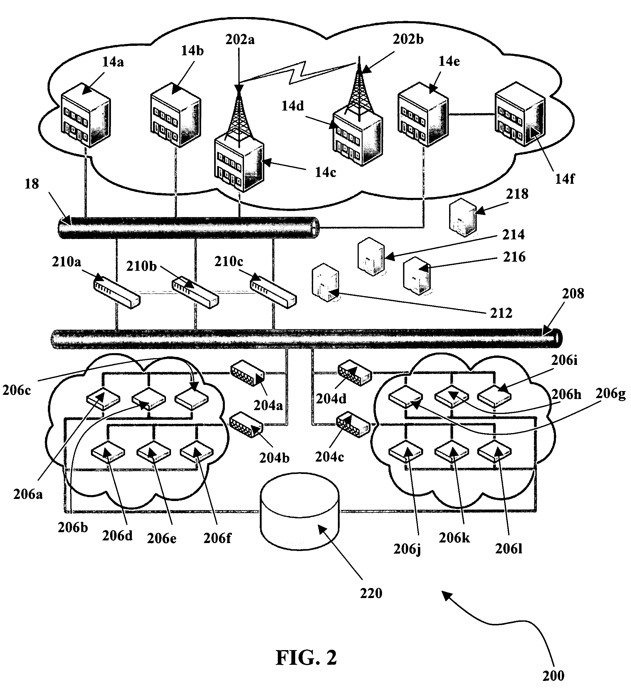 Network, system and method for distributing digital media