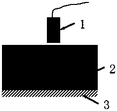 Sensitivity method for ultrasonic detection of transient non-uniform temperature field inside an object