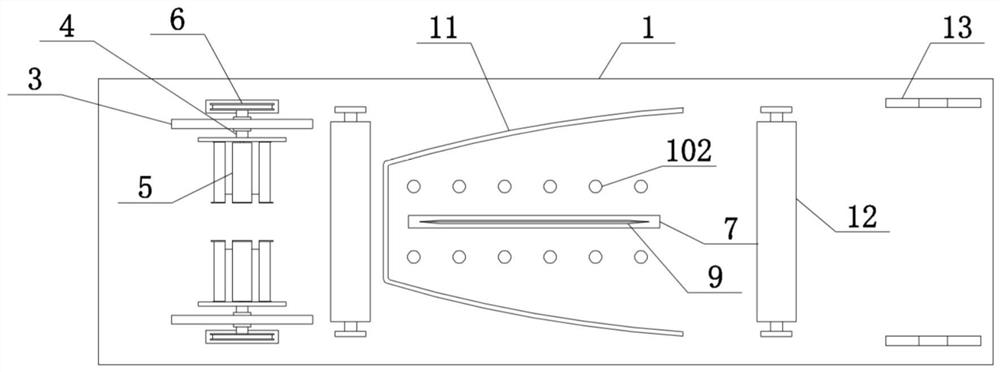 Manufacturing device and method of paper bubble envelope bag