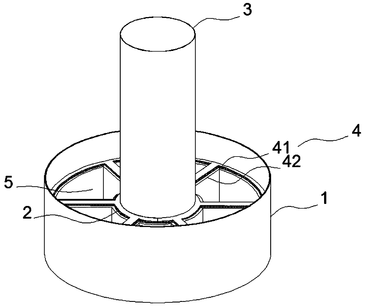 Casting forming device and method of foamed aluminum prepared with foaming method