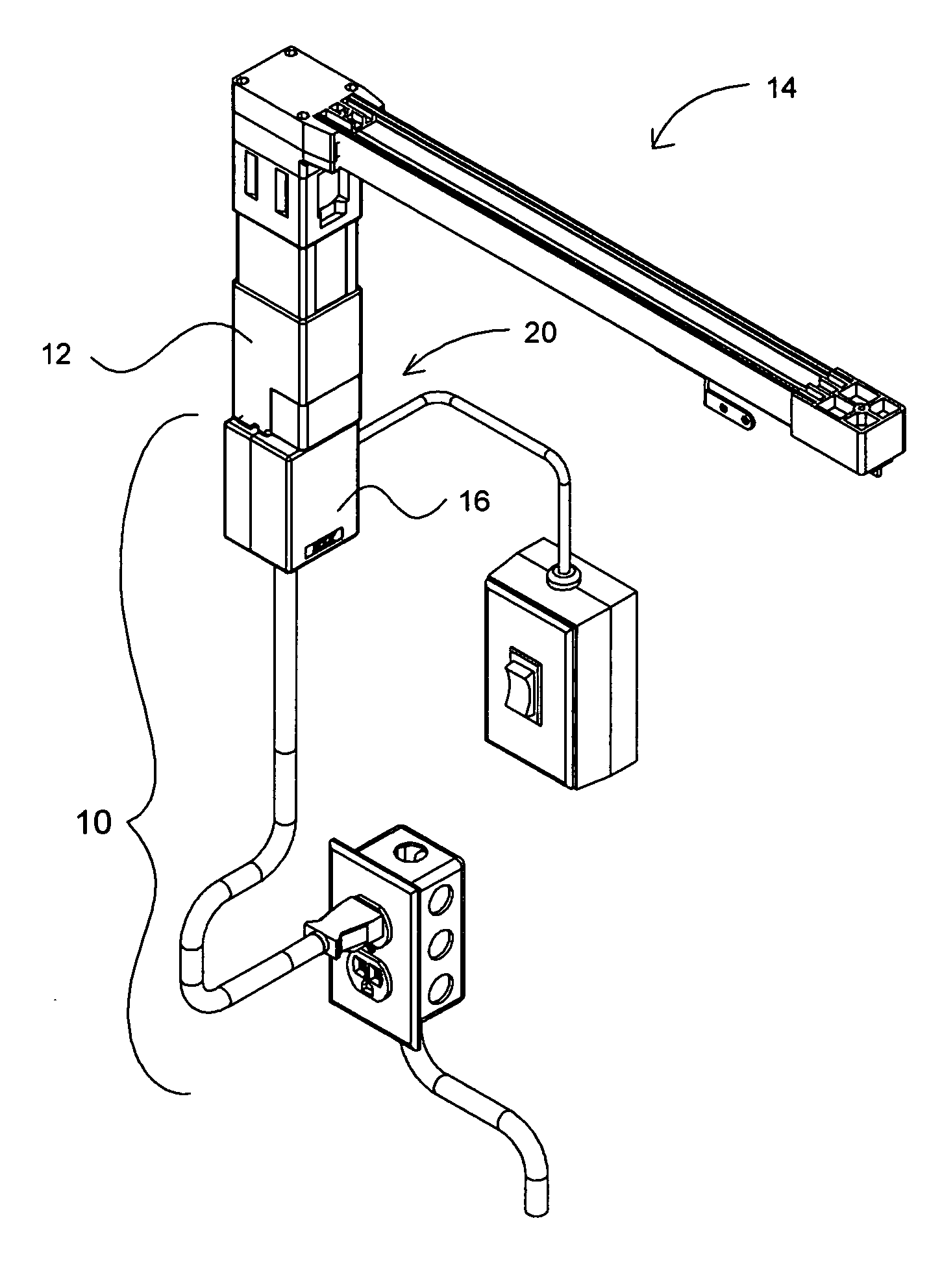 Modular motor converter for window covering systems