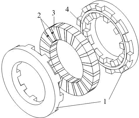 Rotor magnet-gathering type horizontal magnetic-flow permanent-magnet disc wind driven generator