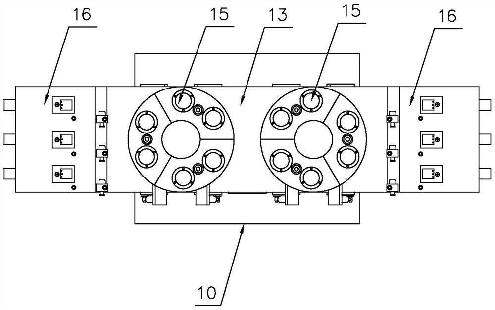 Spraying line VOCs waste gas treatment device