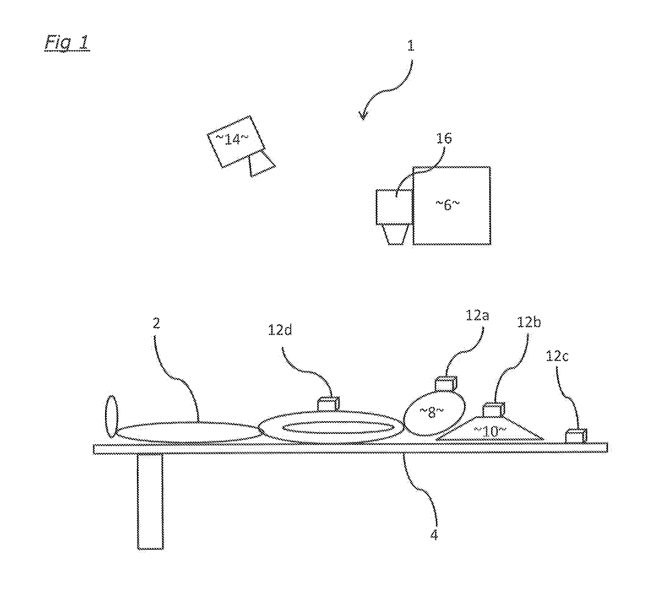 Positioning system for radiotherapy treatment