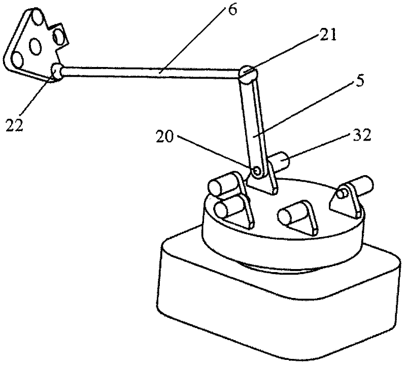 Space-controlled five degree of freedom twelve-rod welding robot mechanism