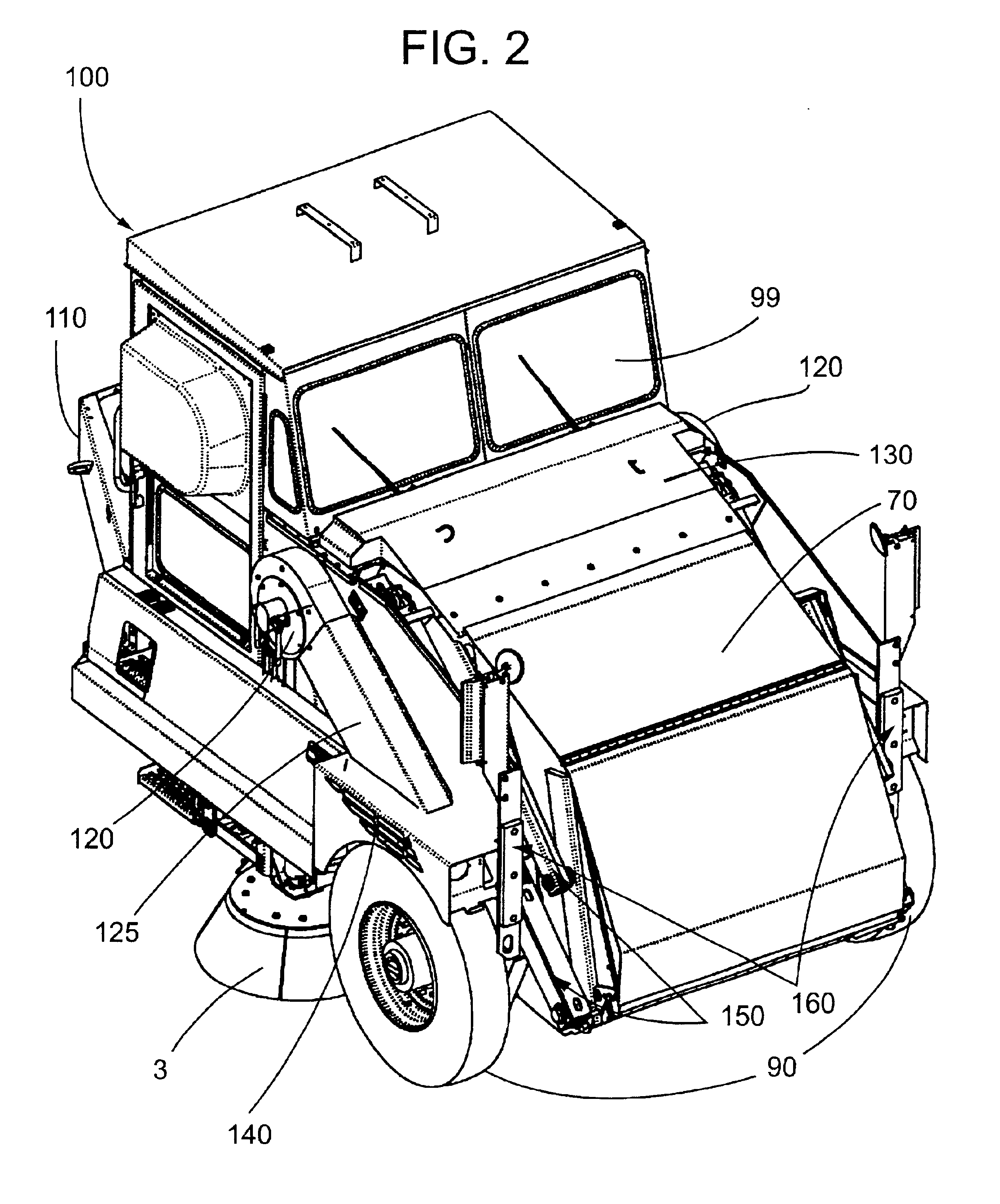 Debris collection systems and vehicles