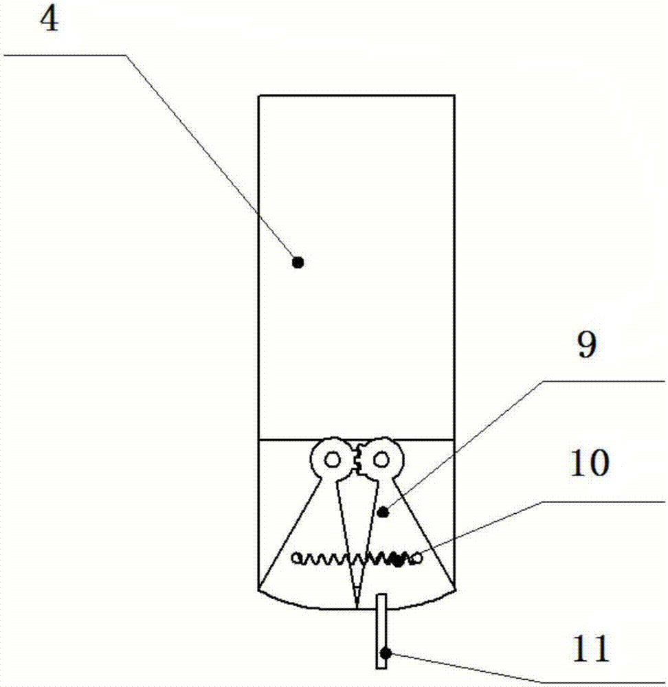 Runway-shaped hanging-cup-type zero-speed planting mechanism