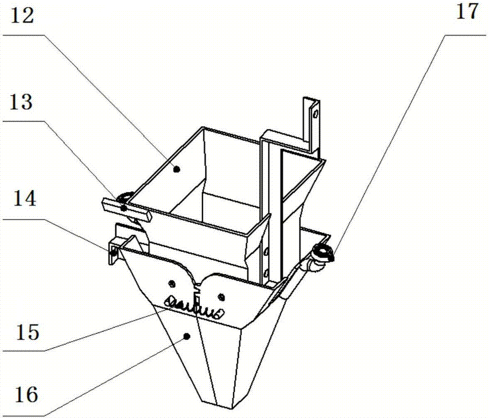 Runway-shaped hanging-cup-type zero-speed planting mechanism