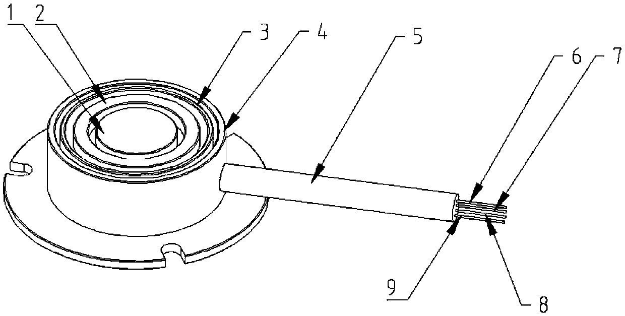 Coating failure monitoring probe and rapid field coating failure monitoring method