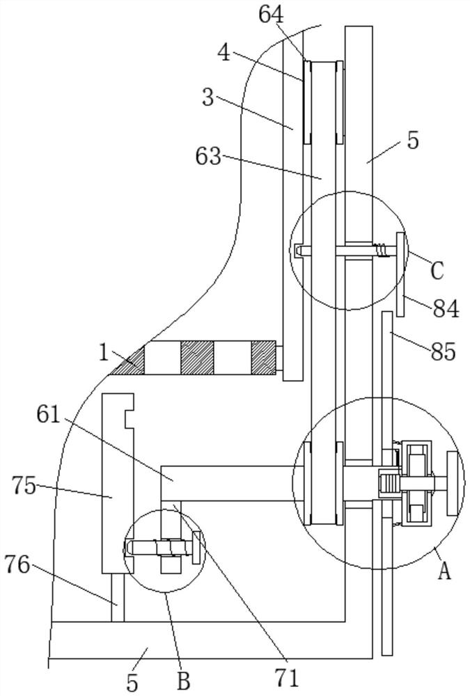 Placement equipment for test tubes in clinical laboratory