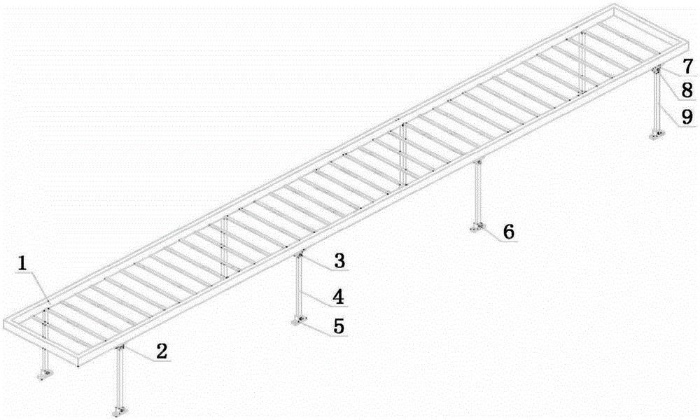 Rocker lifting type seedling culture bed