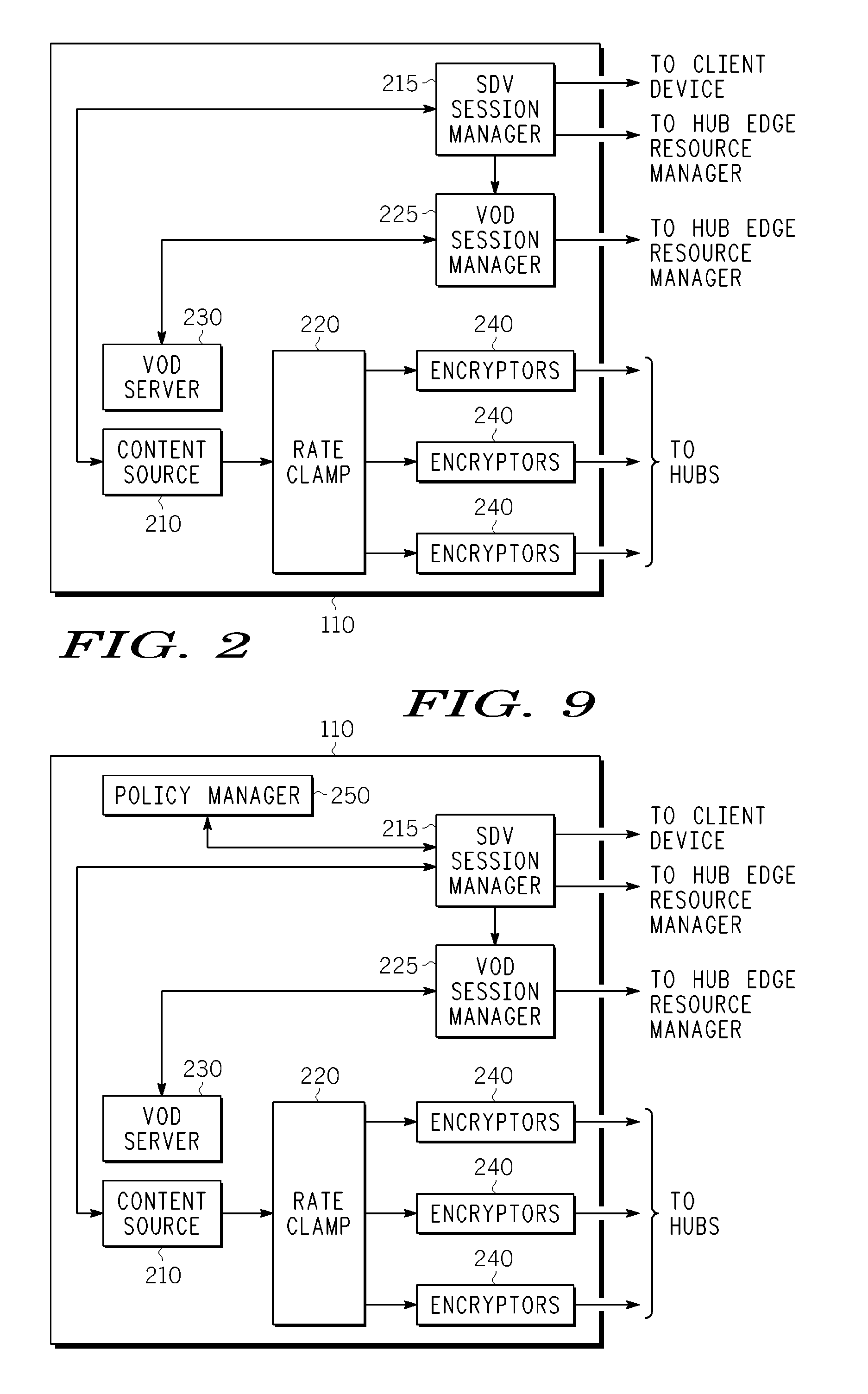 Content delivery system having an edge resource manager performing bandwidth reclamation