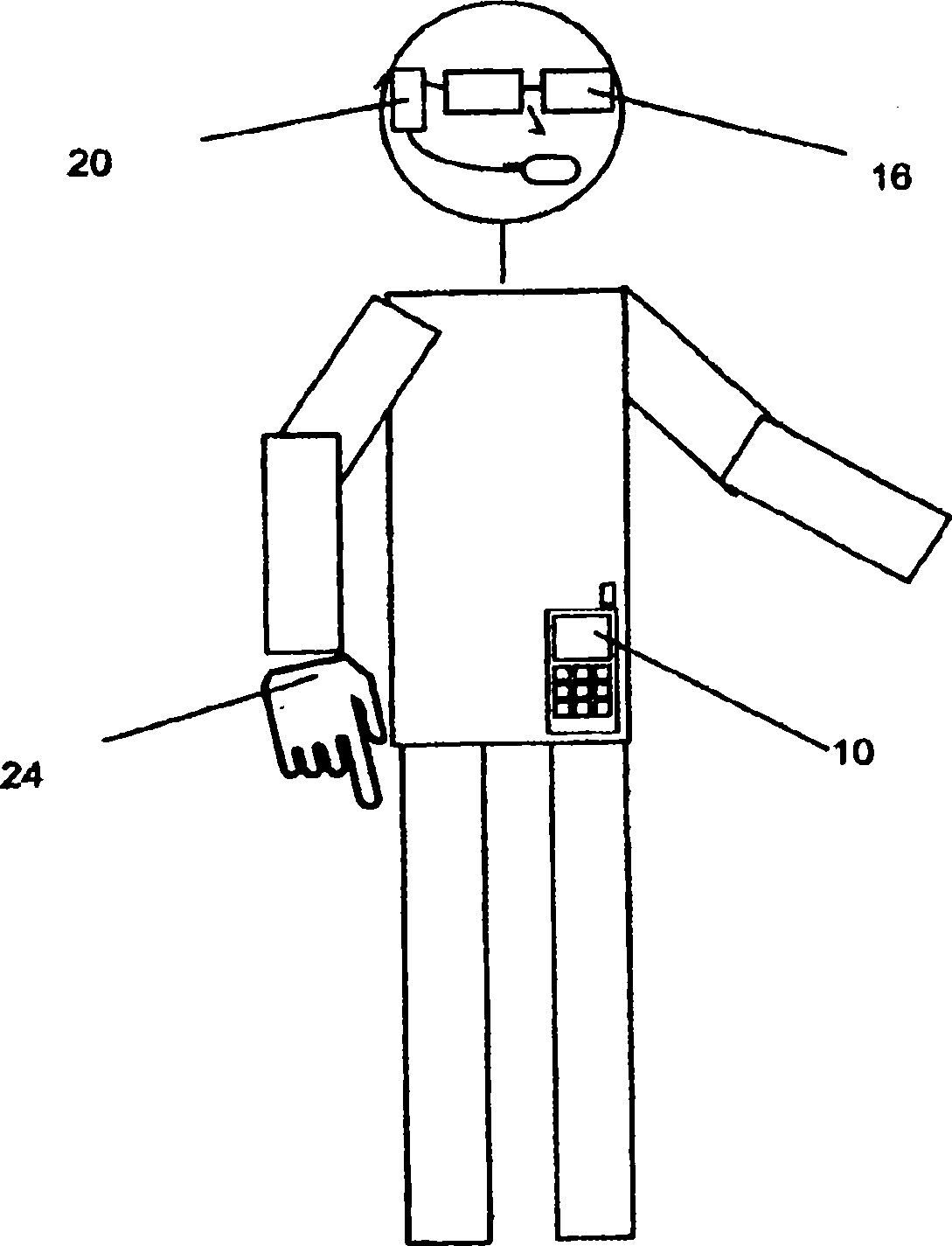 Mobile global virtual browser with heads-up display for browsing and interacting with the world wide web