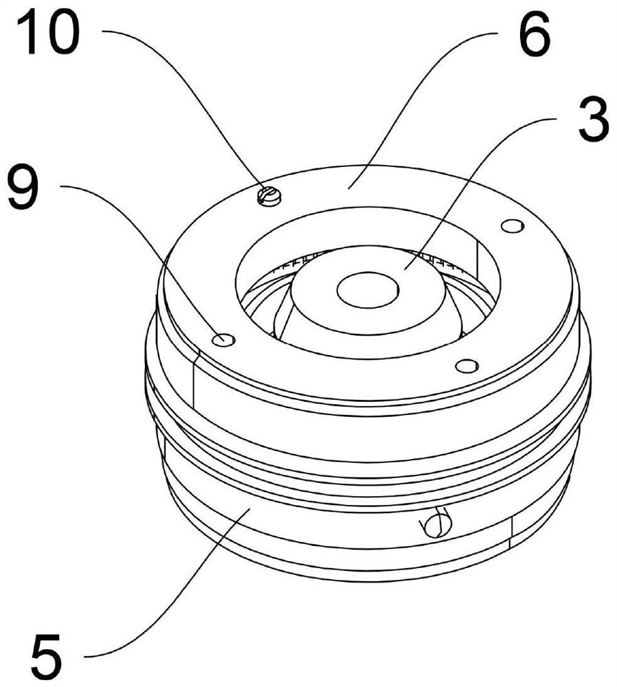 Adjusting hand wheel set with zero position limiting function and gun sight