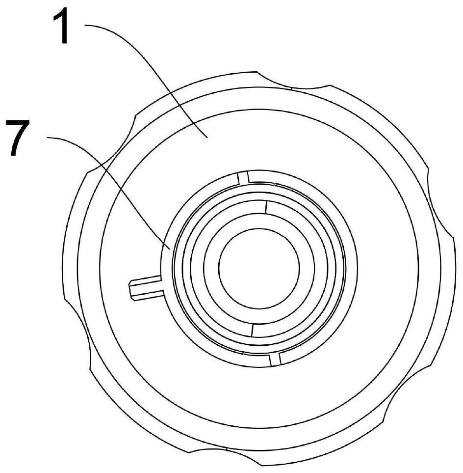 Adjusting hand wheel set with zero position limiting function and gun sight