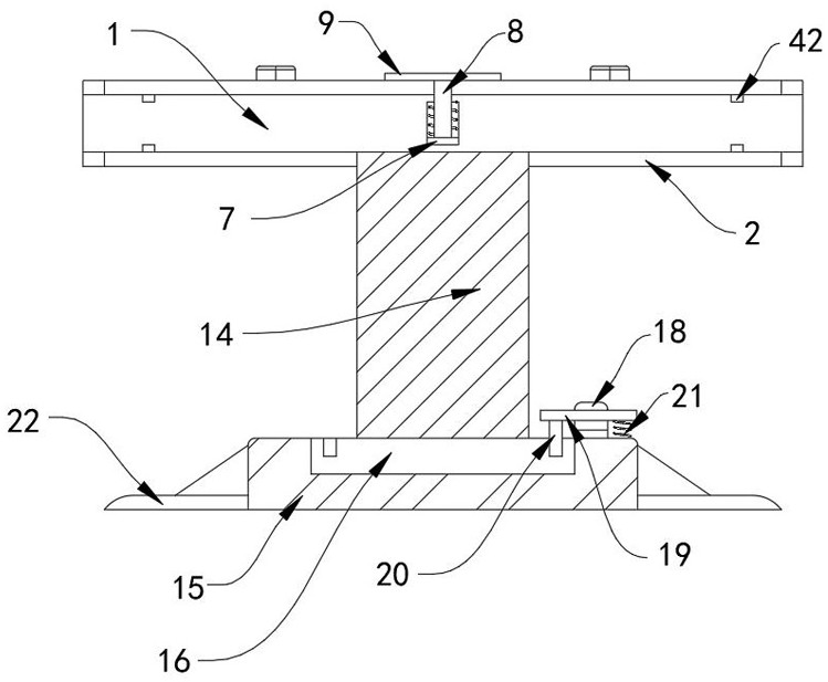 Damp-proof and anti-corrosion fabricated building steel structure