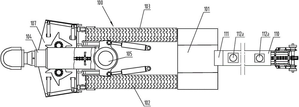 Cantilever type longitudinal axis digging and anchoring machine and step-by-step construction stage coal tunnel forming construction process