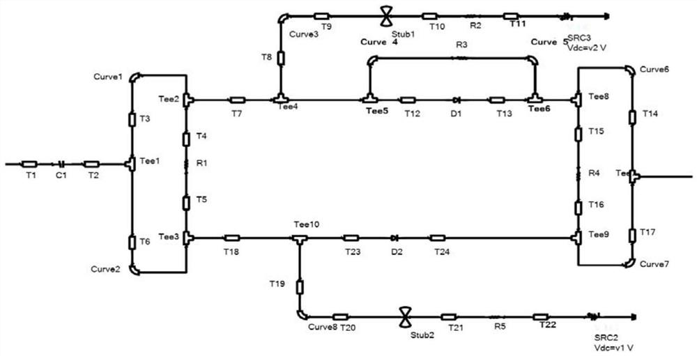 Two-path adjustable analog predistorter