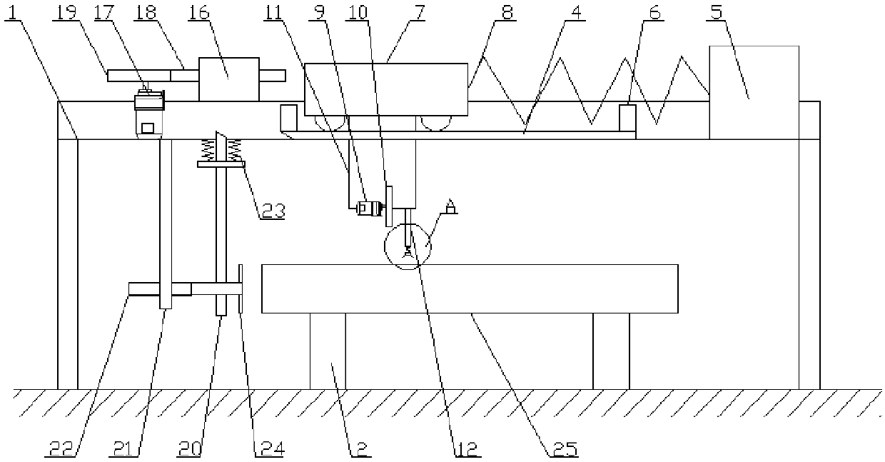 Grinding device for outer wall of petroleum screen pipe