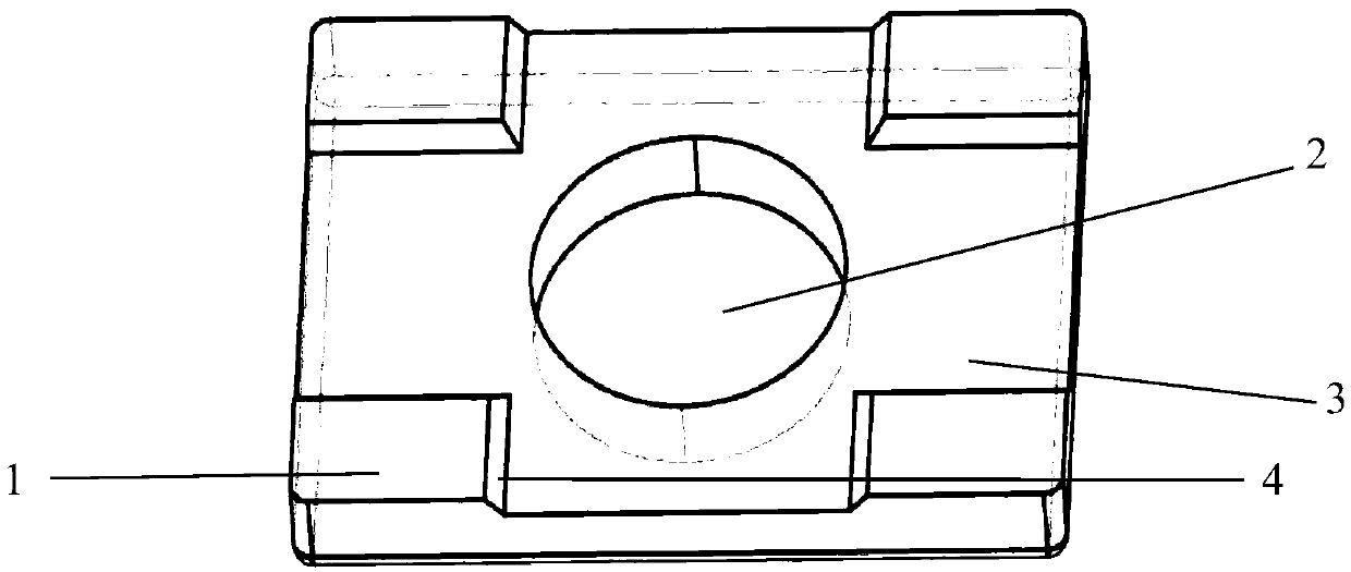 Precision forming method of aluminum alloy reinforcement plate rectangular forging part