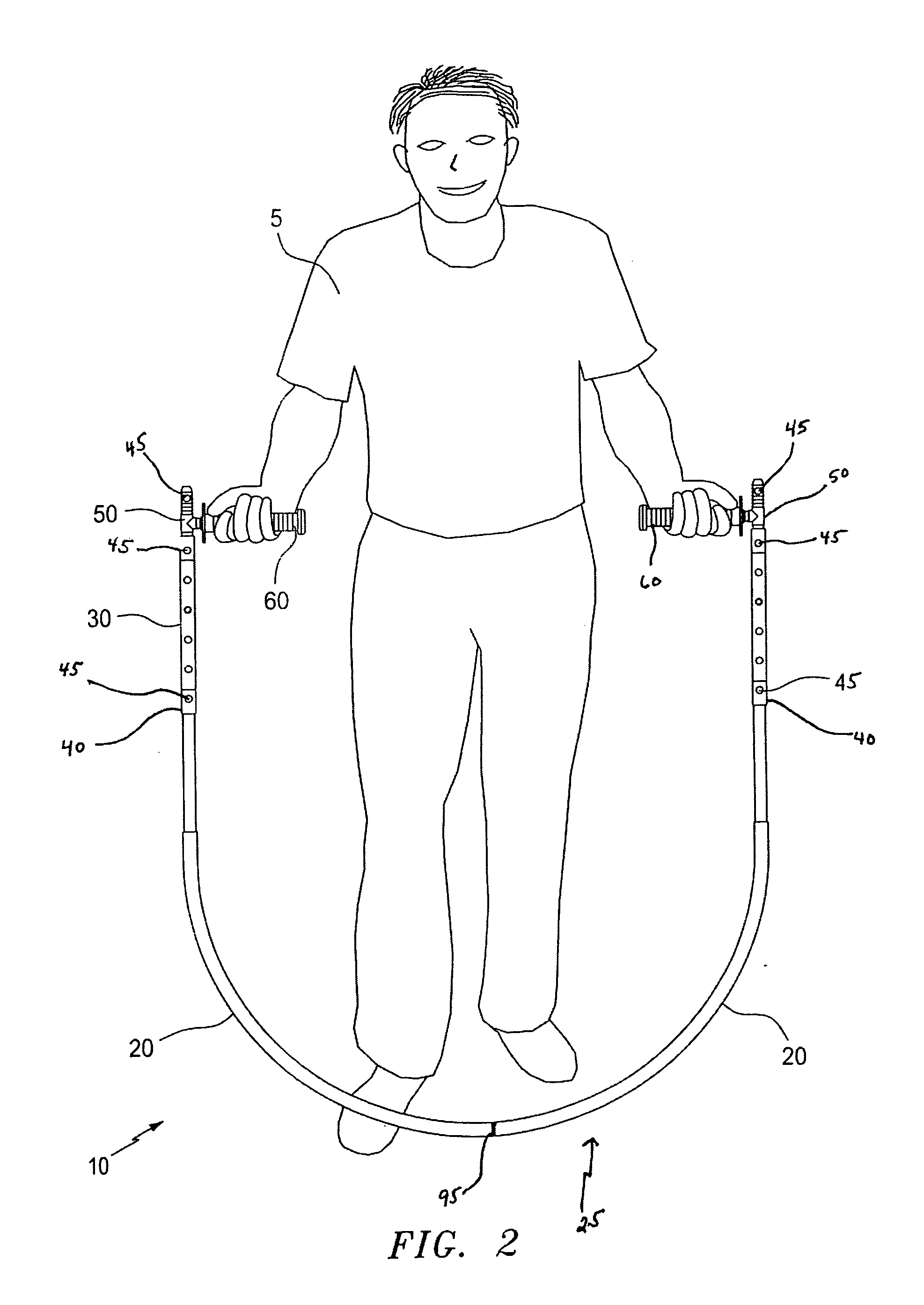 Jump hoop device