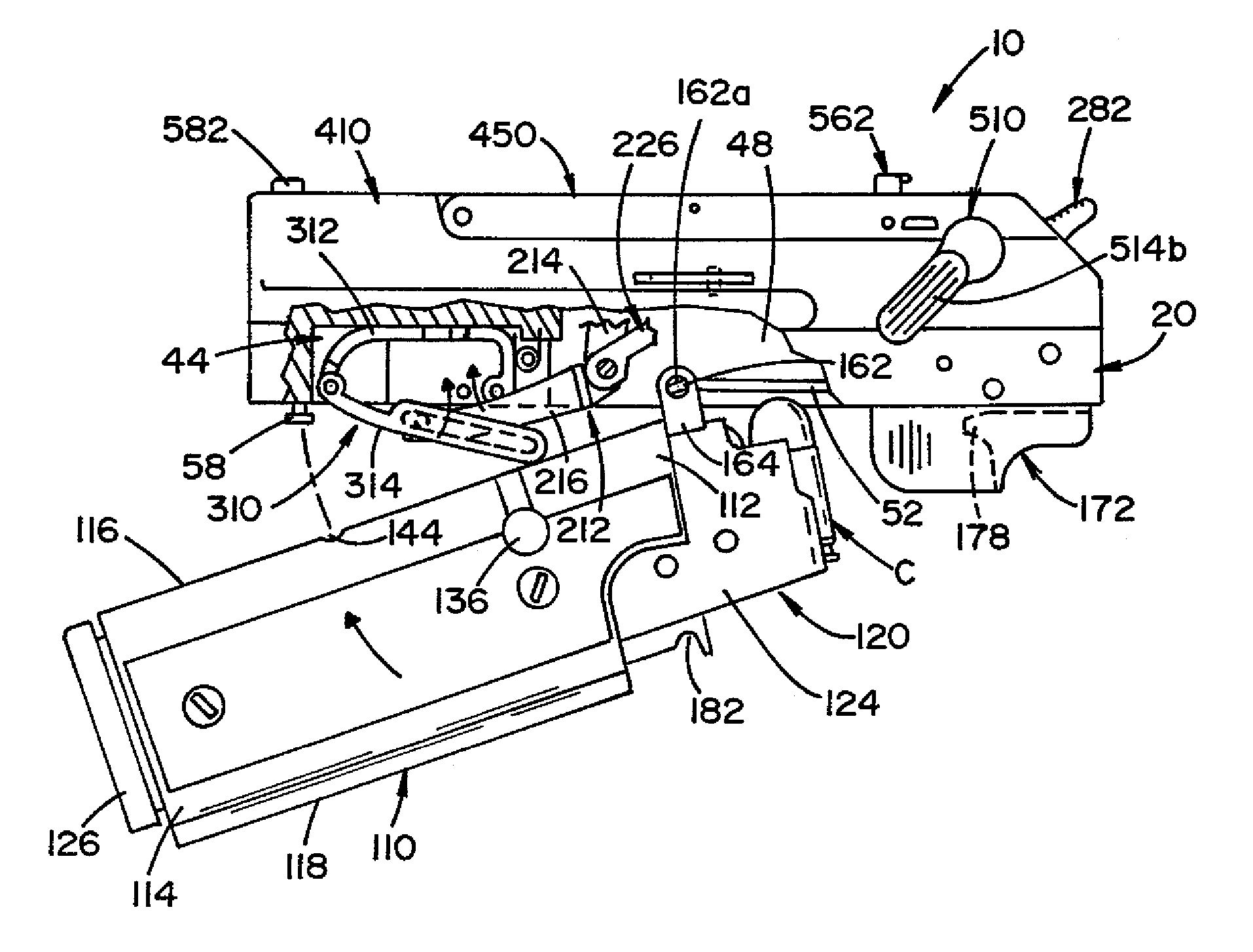 Compact foldable handgun