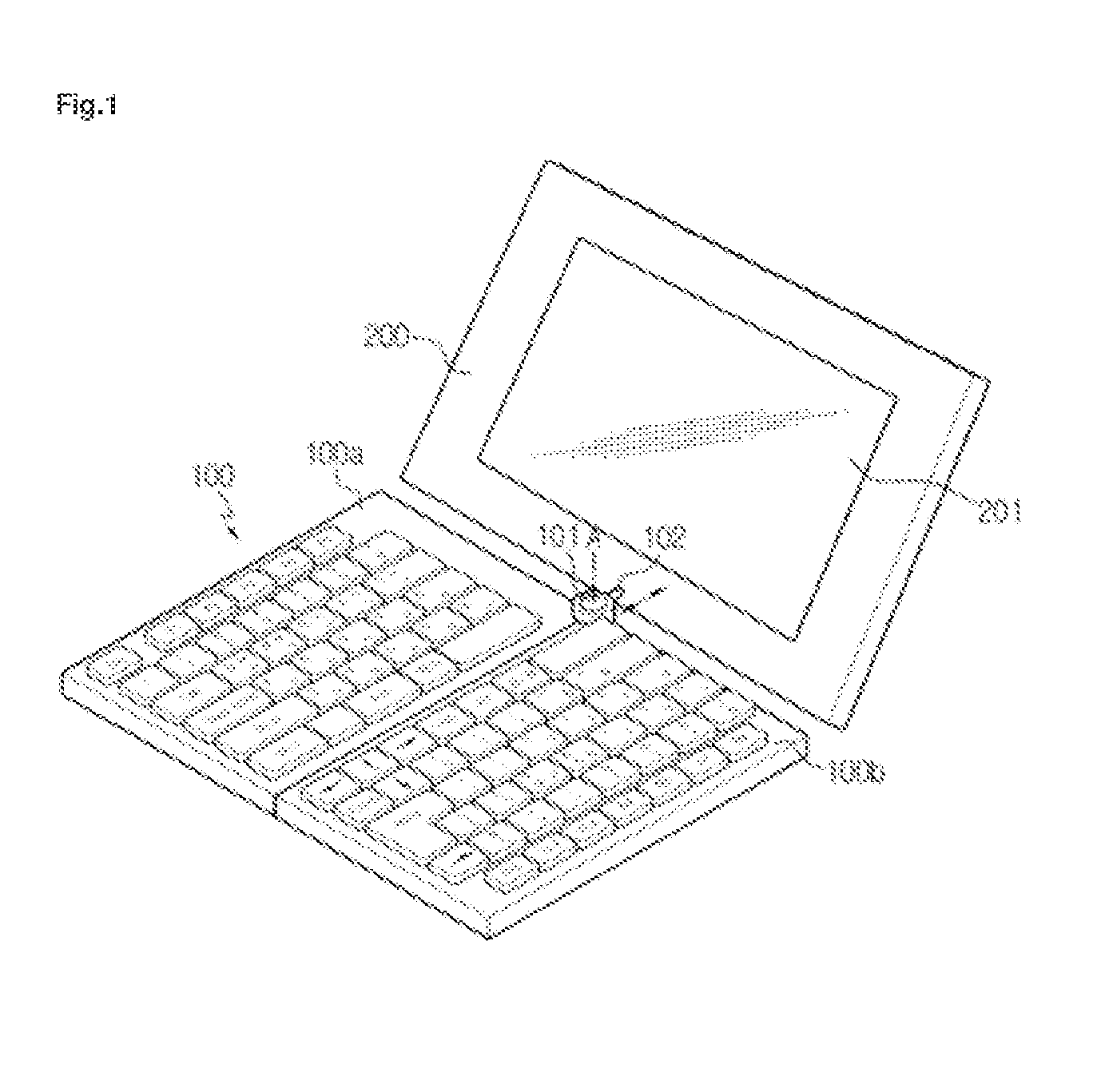 Foldable keyboard for portable computer