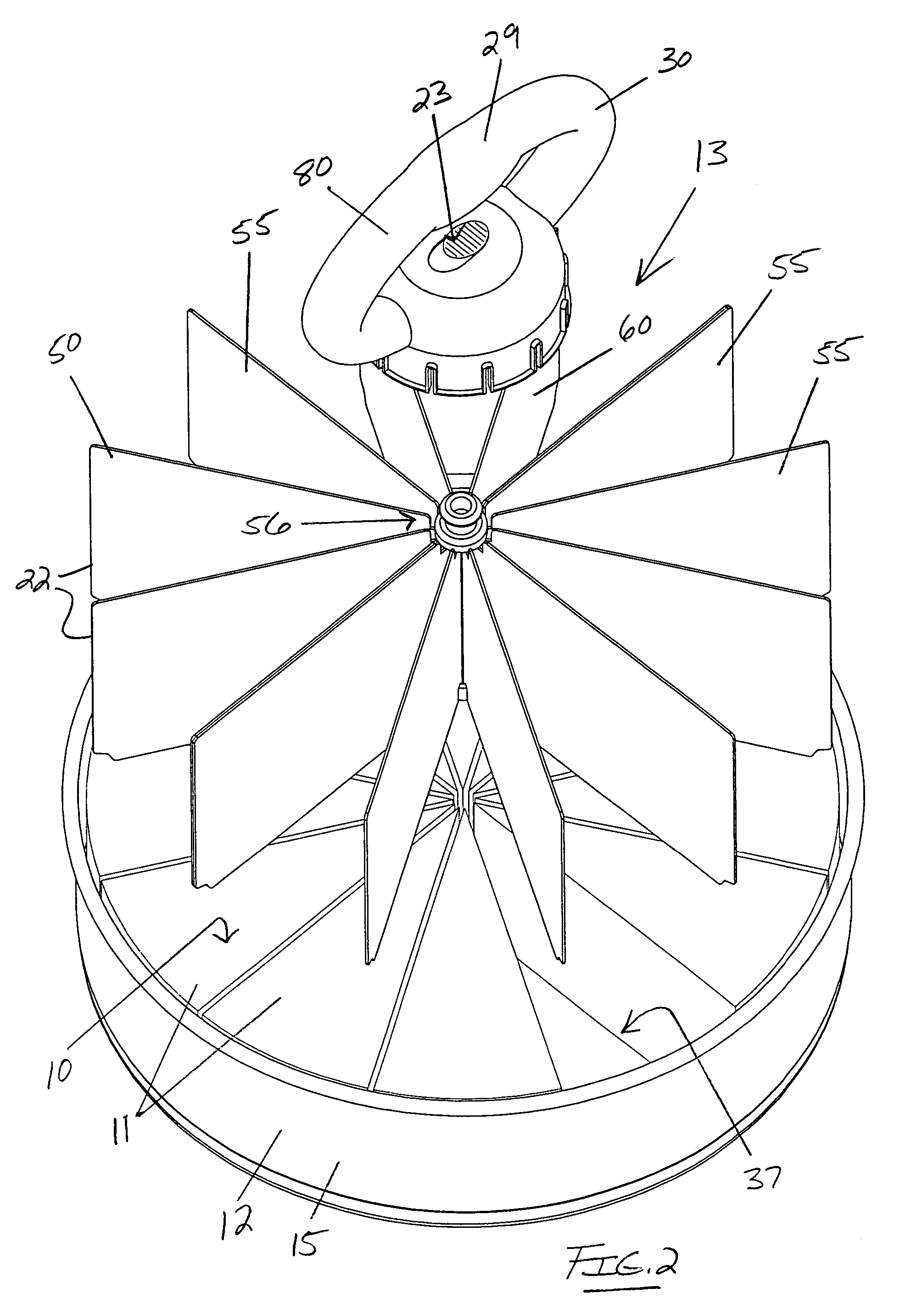 Food presentation system and assembly therefor