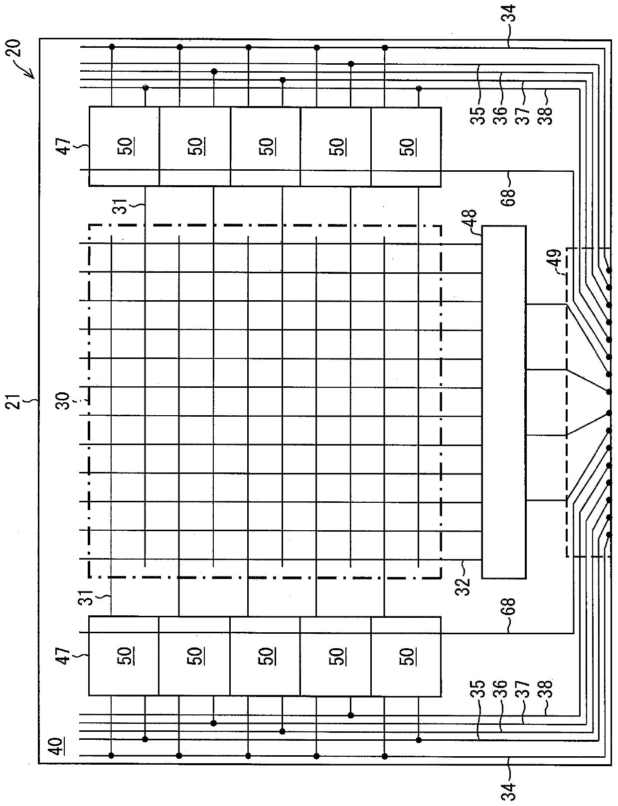 Drive circuit, matrix substrate, and display device