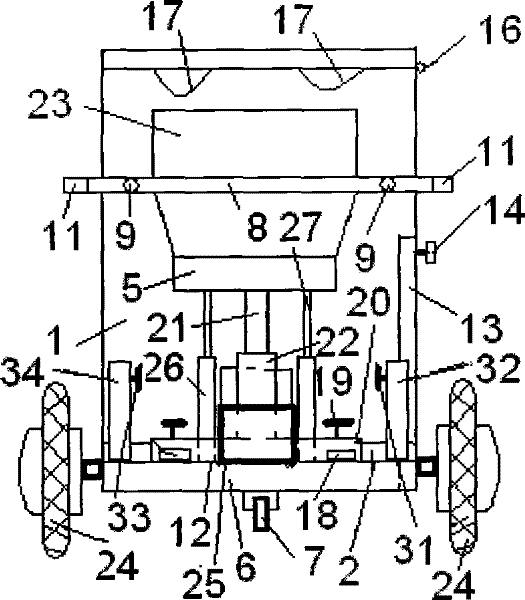 Multifunctional electric barrow provided with baffle and convenient for patients with skeletal trauma