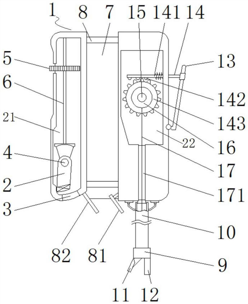 A kind of cervical puncture biopsy forceps and using method thereof