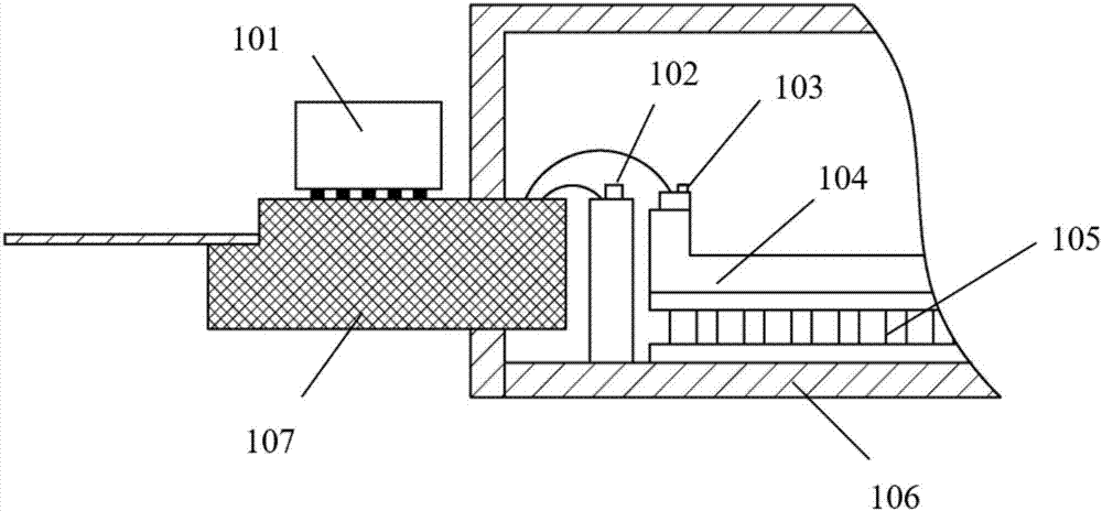 DML device capable of completing linear modulation mode