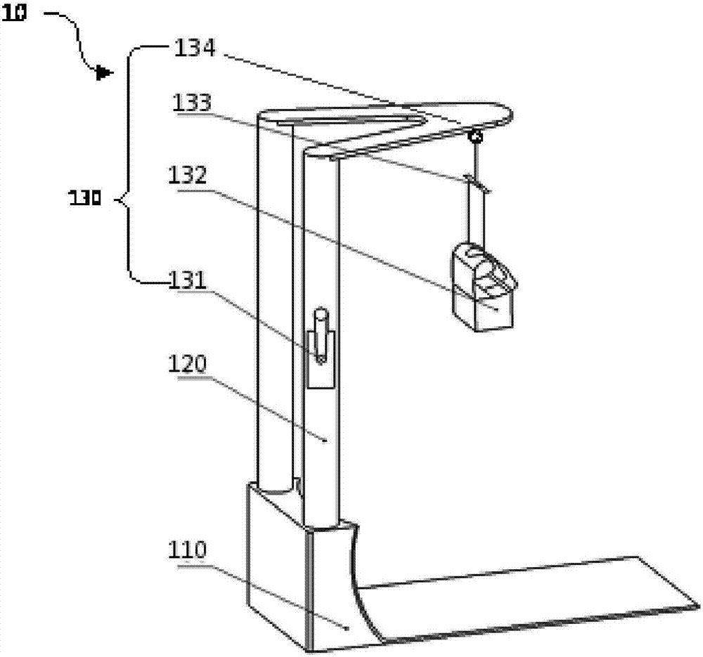 Walking balance training equipment and method