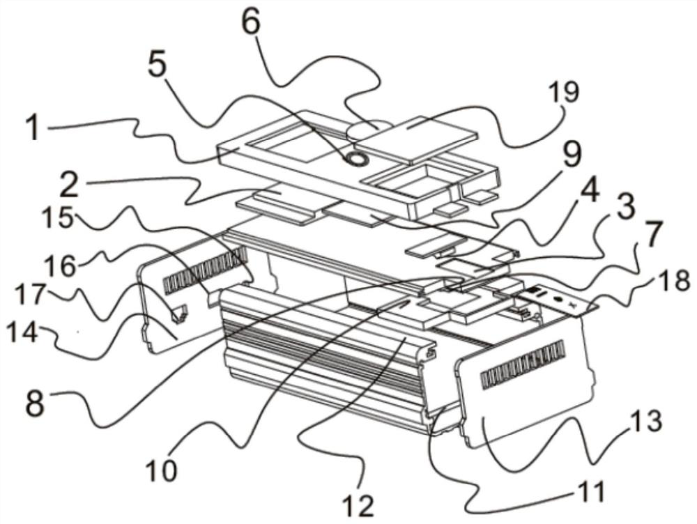 A portable microelectrode method blood detector and its detection method