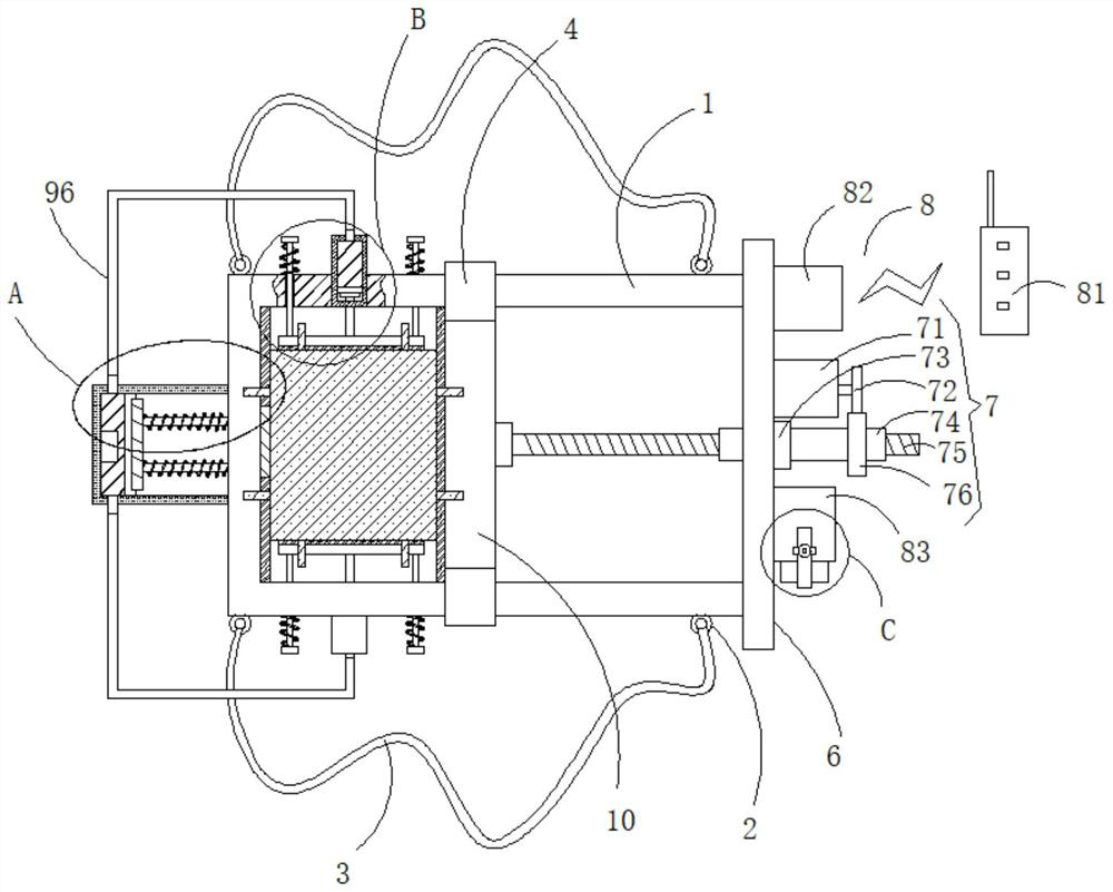 Automatic unhooking device for hoisting of multiple steel structure columns