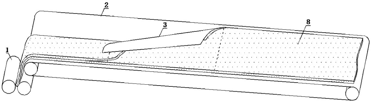 Noodle pressing machine with automatic noodle making function